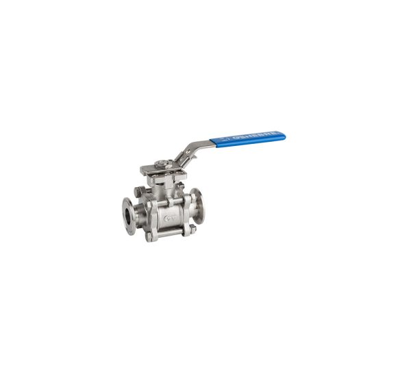Čelična trodelna inox slavina brza spojnica (Clamp)