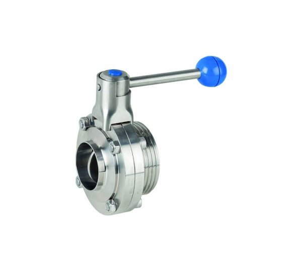Inox leptir ventil navoj / kraj za zavarivanje