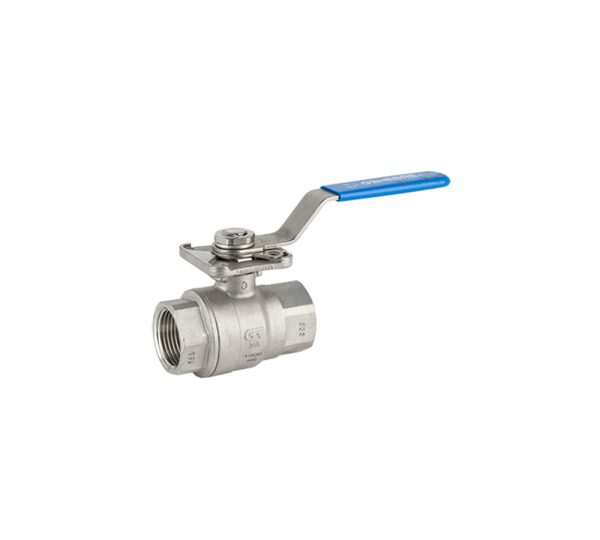Čelična dvodelna navojna inox slavina NPT