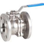 kuglasta slavina inox dvodelna prirubnička „fire safe“