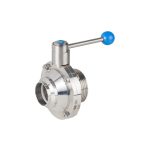kuglasta slavina inox, sanitarna, navoj – prirubnica