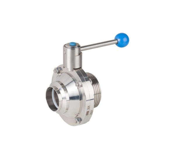 kuglasta slavina inox, sanitarna, navoj – prirubnica