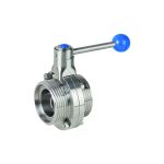 leptir ventil inox navojni NBR