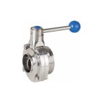 leptir ventil inox navoj – zavarivanje