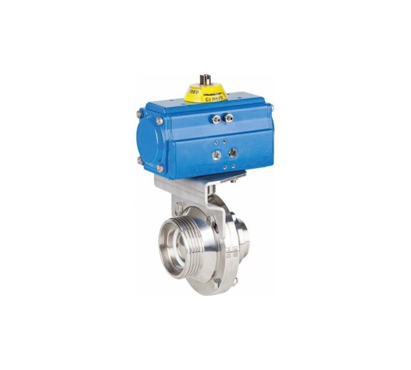 kuglasta slavina navojna/zavarivanje clamp inox sa pneumatskim pogonom